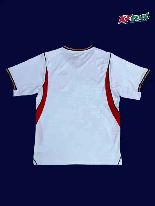 England home white jersey 26/27 fans back with collar detail