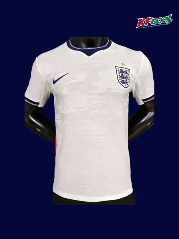 England 26/27 home player jersey front — pro fit, white design