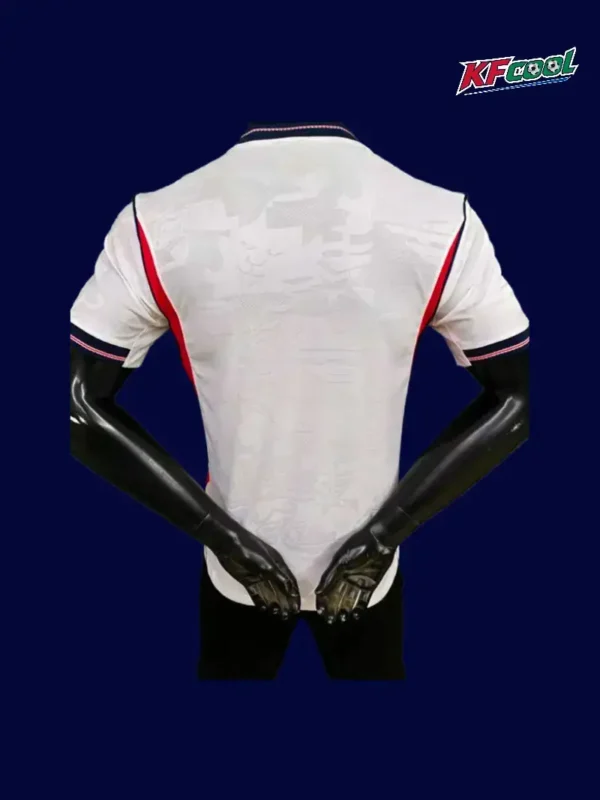 England 26/27 home player jersey back — lightweight performance panel