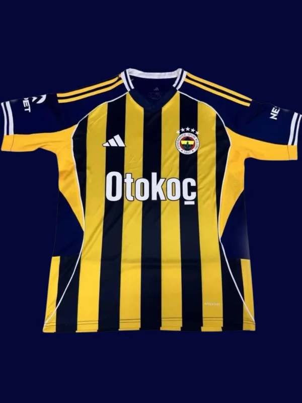 Fenerbahce Home Jersey 25/26 Fans Version front collectible high‑quality football top