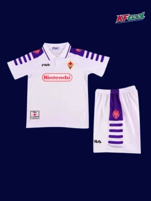 Fiorentina Away Classic Retro Kids kits 1999/00