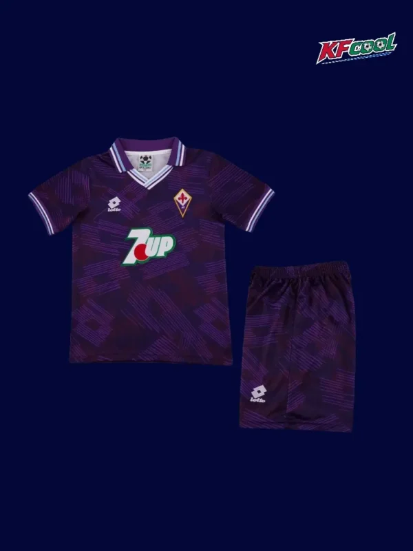 Fiorentina Home Classic Retro Kids kits 199293A - kfcool.com Fiorentina home classic retro kids kits 1992/93 front vintage youth jersey