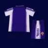 Fiorentina Home Classic Retro Kids kits 199900B - kfcool.com Fiorentina 1999/00 home classic retro kids kits back view