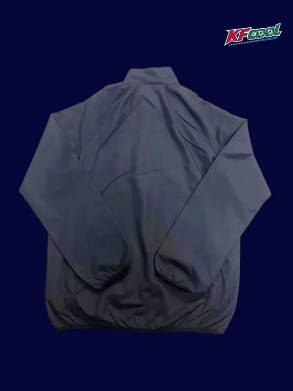 Flamengo black windbreaker 25/26 fans version back view