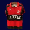 Flamengo Home Classic Retro Jersey 1986A - kfcool.com Flamengo home classic retro jersey 1986 front red black vintage design