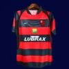 Flamengo home classic retro jersey 2002/03 front red black design