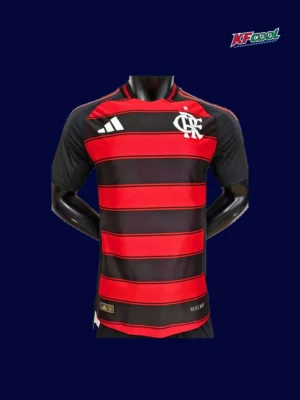 Flamengo Home Jersey 2526 Player Version1 Flamengo home jersey 25/26 player version front red black design