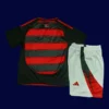 Flamengo Home Kids kits 2526B - KFCool – Football Jerseys & Soccer Kits Store Flamengo home kids kits 25/26 back view