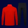 Flamengo Red Jacket Tracksuit 2526 Fans Version2 - KFCool – Football Jerseys & Soccer Kits Store Flamengo red jacket tracksuit 25/26 fans version back view