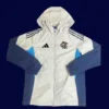 Flamengo White Windbreaker 2526 Fans Version1 - KFCool – Football Jerseys & Soccer Kits Store Flamengo white windbreaker 25/26 fans version front view