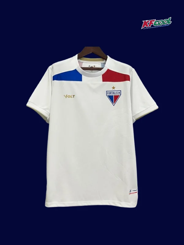 Fortaleza Away Jersey 2526 Fans Version1 - kfcool.com Fortaleza away jersey 25/26 fans version front white red blue design
