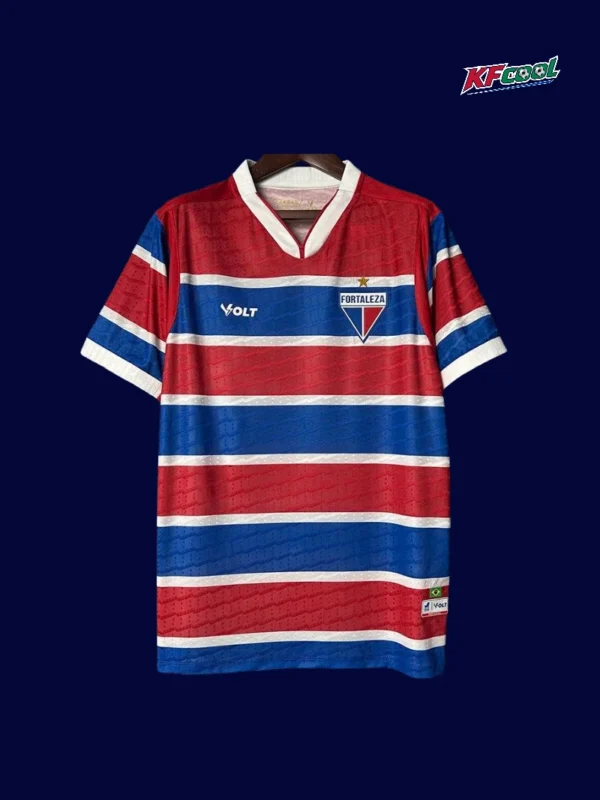 Fortaleza home jersey 25/26 fans version front red blue stripes