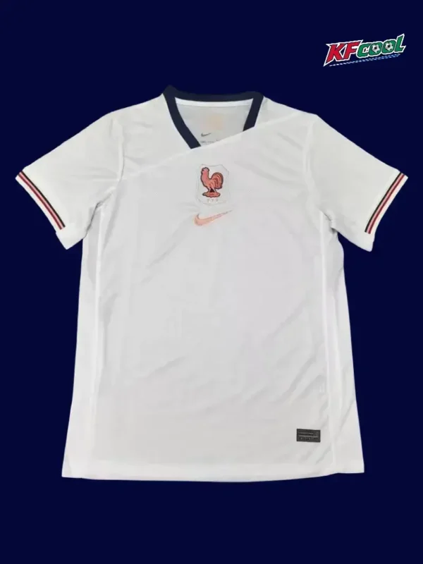 France away white jersey 26/27 fans front, crisp white