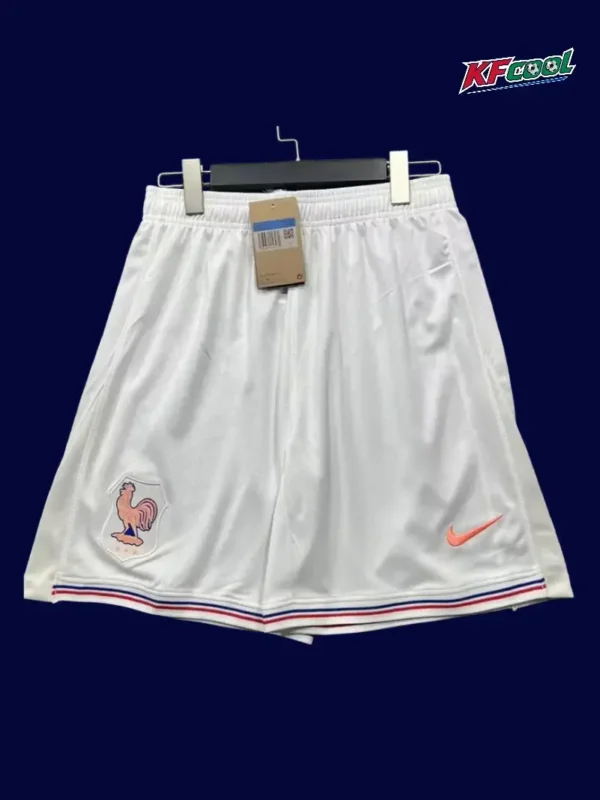 France away white shorts 26/27 fans front view, clean style