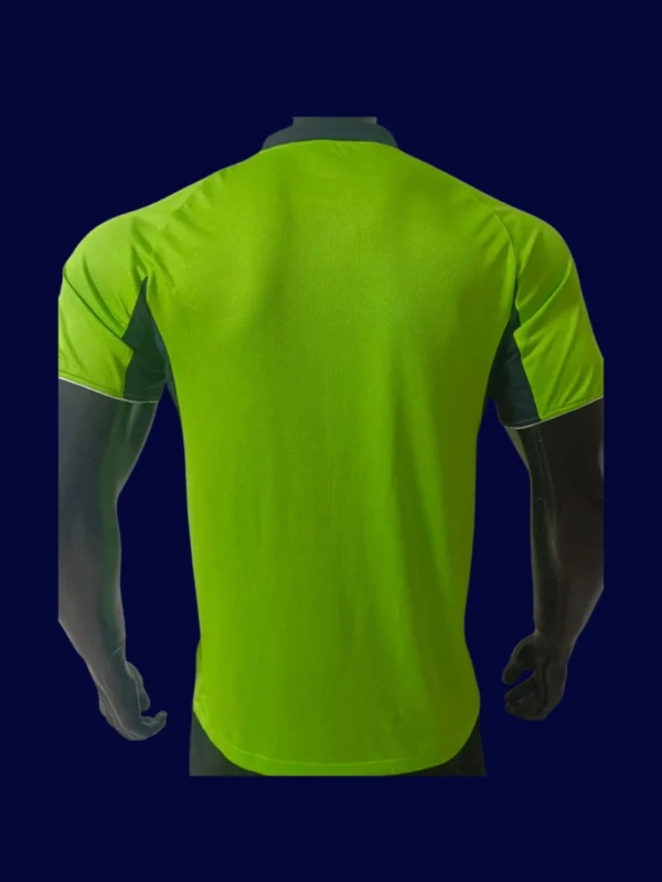 Fulham Away Green Jersey 25/26 Player Version back with stitched number panel.