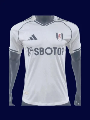Fulham Home Jersey 2526 Player Version1 Fulham Home Jersey 25/26 Player Version front with professional cut and white design.
