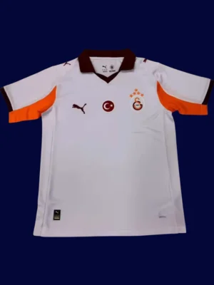 Galatasaray Away Jersey 25/26 Fans Version front high‑quality breathable lightweight football shirt