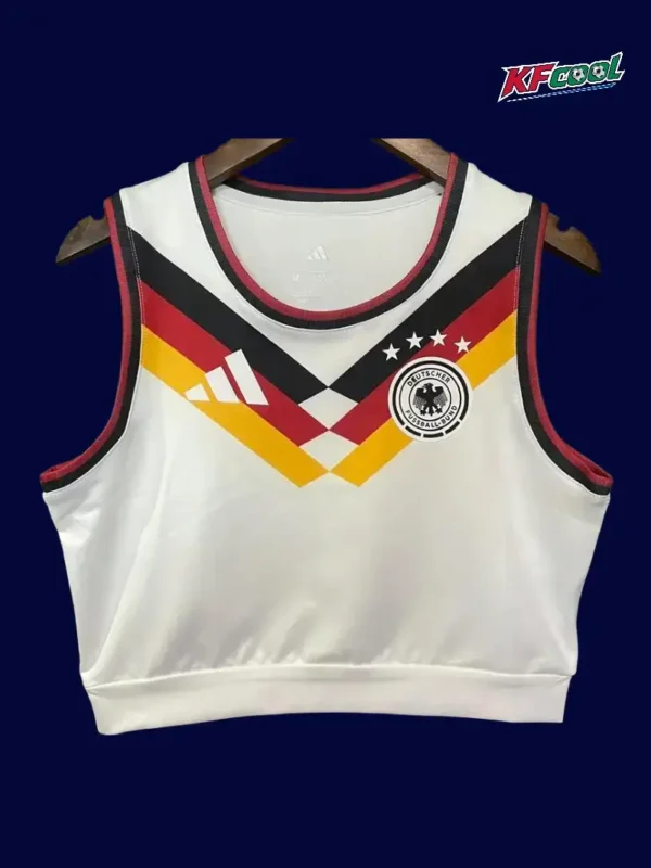 Germany home women’s yoga vest 26/27 front — athletic top