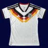 Germany home white women’s jersey 26/27 fans front, tailored fit