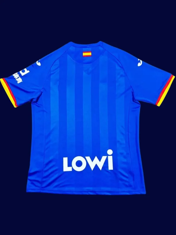 Getafe Home Jersey 2526 Fans Version2 - kfcool.com Getafe Home Jersey 25/26 Fans Version back showing number area and sponsor print.