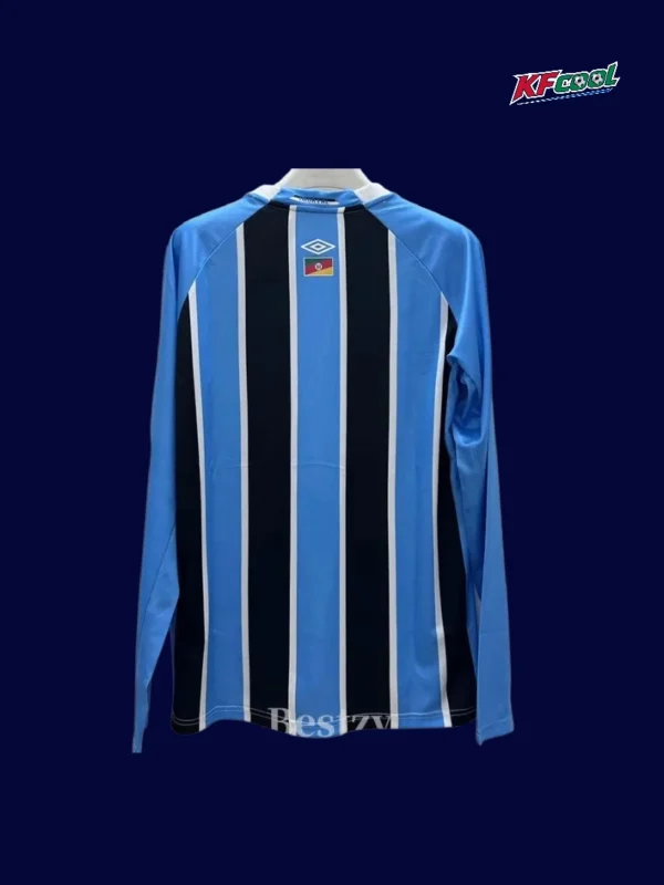 Gremio Home Jersey Long Sleeve 2526 Fans Version2 - kfcool.com Gremio home jersey long sleeve 25/26 fans version back view