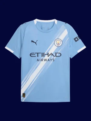 Haaland #9 Manchester City Home Blue Jersey 25/26