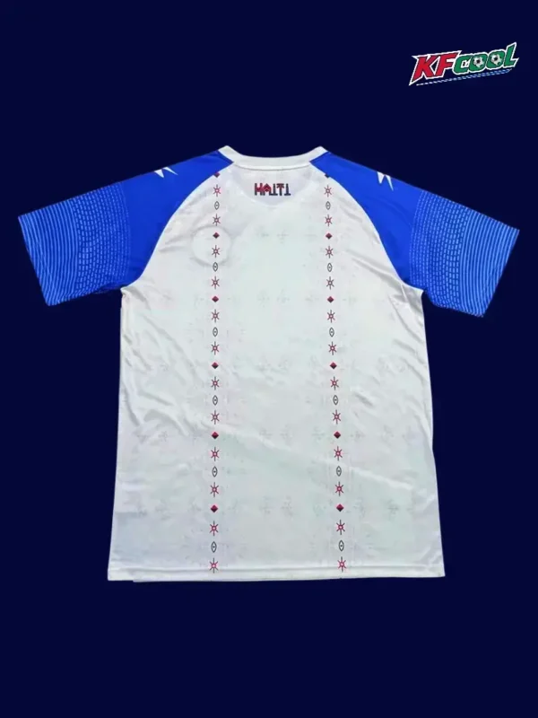 Haiti away white jersey 26/27 fans back with logo detail