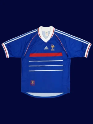 Henry #12 France Home Blue Retro Jersey World Cup 1998