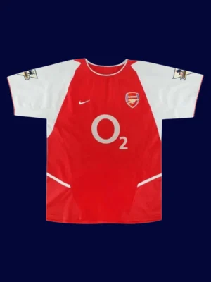 Henry #14 Arsenal Home Red Retro Jersey 02/04