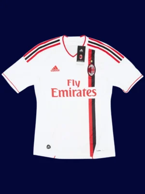 Ibrahimović #11 AC Milan Away White Retro Jersey 11/12
