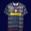 Inter Milan 1997 98 away classic retro jersey front with throwback away style and crest