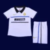 Inter Milan Away Classic Retro Kids kits 199899A - KFCool – Football Jerseys & Soccer Kits Store Inter Milan 1998 99 kids away retro jersey front in throwback colors