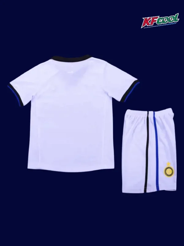 Inter Milan Away Classic Retro Kids kits 199899B - KFCool – Football Jerseys & Soccer Kits Store Inter Milan 1998 99 kids away retro jersey back with lightweight rear panel