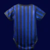 Inter Milan 25 26 home baby suit back with snap closures and soft fabric