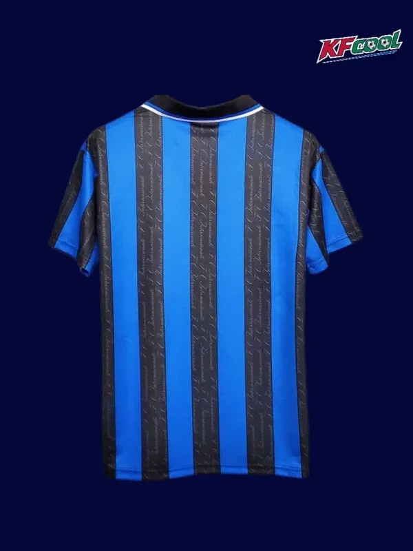 Inter Milan Home Classic Retro Jersey 199798B - kfcool.com Inter Milan 1997 98 home classic retro jersey back with plain retro rear and authentic cut