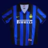 Inter Milan Home Classic Retro Jersey 199899A - kfcool.com Inter Milan 1998 99 home classic retro jersey front with period stripe design