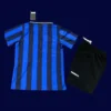Inter Milan Home Classic Retro Kids kits 199798B - kfcool.com Inter Milan 1997 98 kids home retro jersey back with soft rear fabric and easy print area