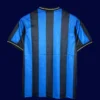 Inter Milan 2009 10 home retro finalist jersey back with clear number area and vintage rear