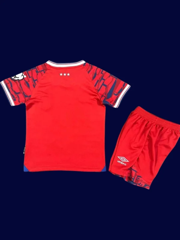 Ipswich Town Away Red Kids Kits 25/26 back showing printed number panel.