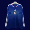 Japan Home Blue Long Sleeve Jersey 2627 Fans Version1 - kfcool.com Japan home blue long sleeve jersey 26/27 fans front, breathable design