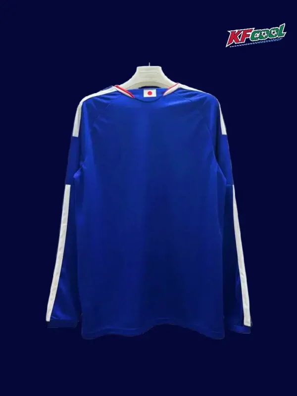Japan Home Blue Long Sleeve Jersey 2627 Fans Version2 - kfcool.com Japan home blue long sleeve jersey 26/27 fans back with seam detail