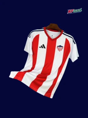 Junior Barranquilla 25/26 home fans jersey front breathable