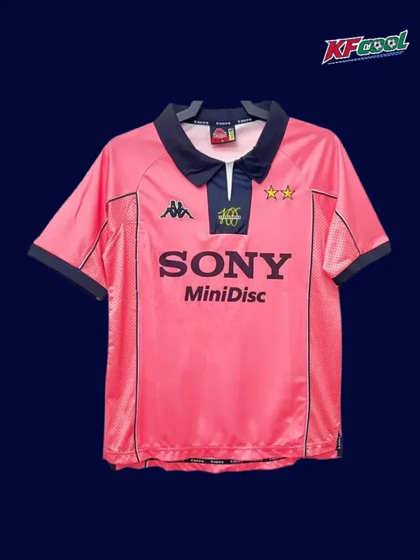 Juventus Away Classic Retro Jersey 199798A - KFCool – Football Jerseys & Soccer Kits Store Juventus 1997 98 away classic retro jersey front with classic away styling