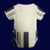 Juventus 25 26 home baby suit back with snap closure and gentle fabric