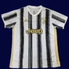 Juventus 2020 21 home classic retro jersey front with modern era stripe design