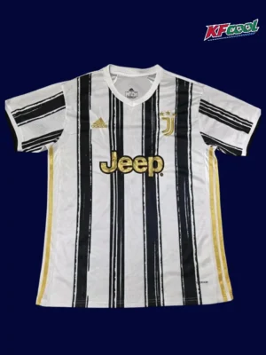 Juventus Home Classic Retro Jersey 202021A Juventus 2020 21 home classic retro jersey front with modern era stripe design