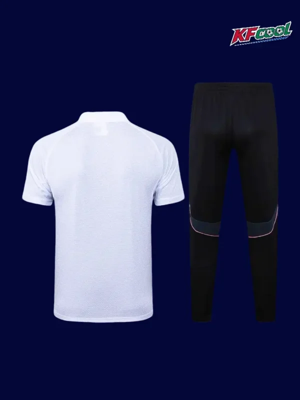 Juventus 25/26 white polo tracksuit fans version back view