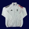 Juventus White Windbreaker 2526 Fans Version1 - KFCool – Football Jerseys & Soccer Kits Store Juventus 25 26 white windbreaker front fans version lightweight design