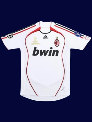 Kaka #22 AC Milan UCL Final Away Retro Jersey 06/07