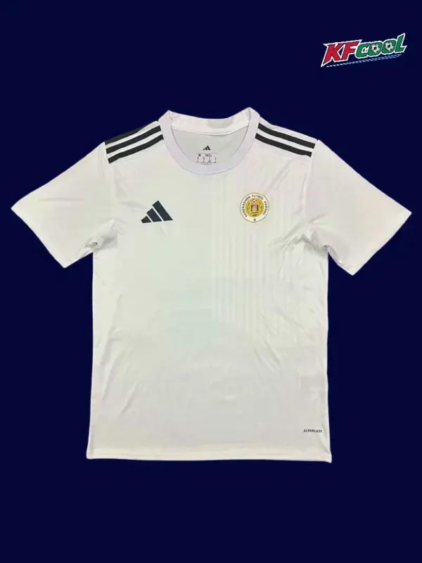 Korsou away white jersey 26/27 fans front — breathable material